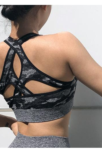 Seamless Camo Bra Starlethics