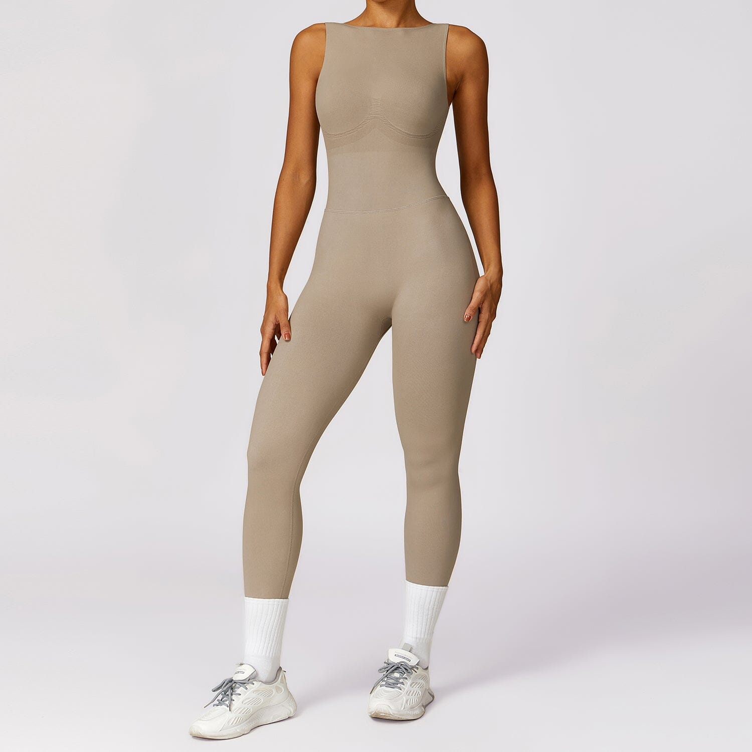 Elated Seamless V-Back Jumpsuit Starlethics