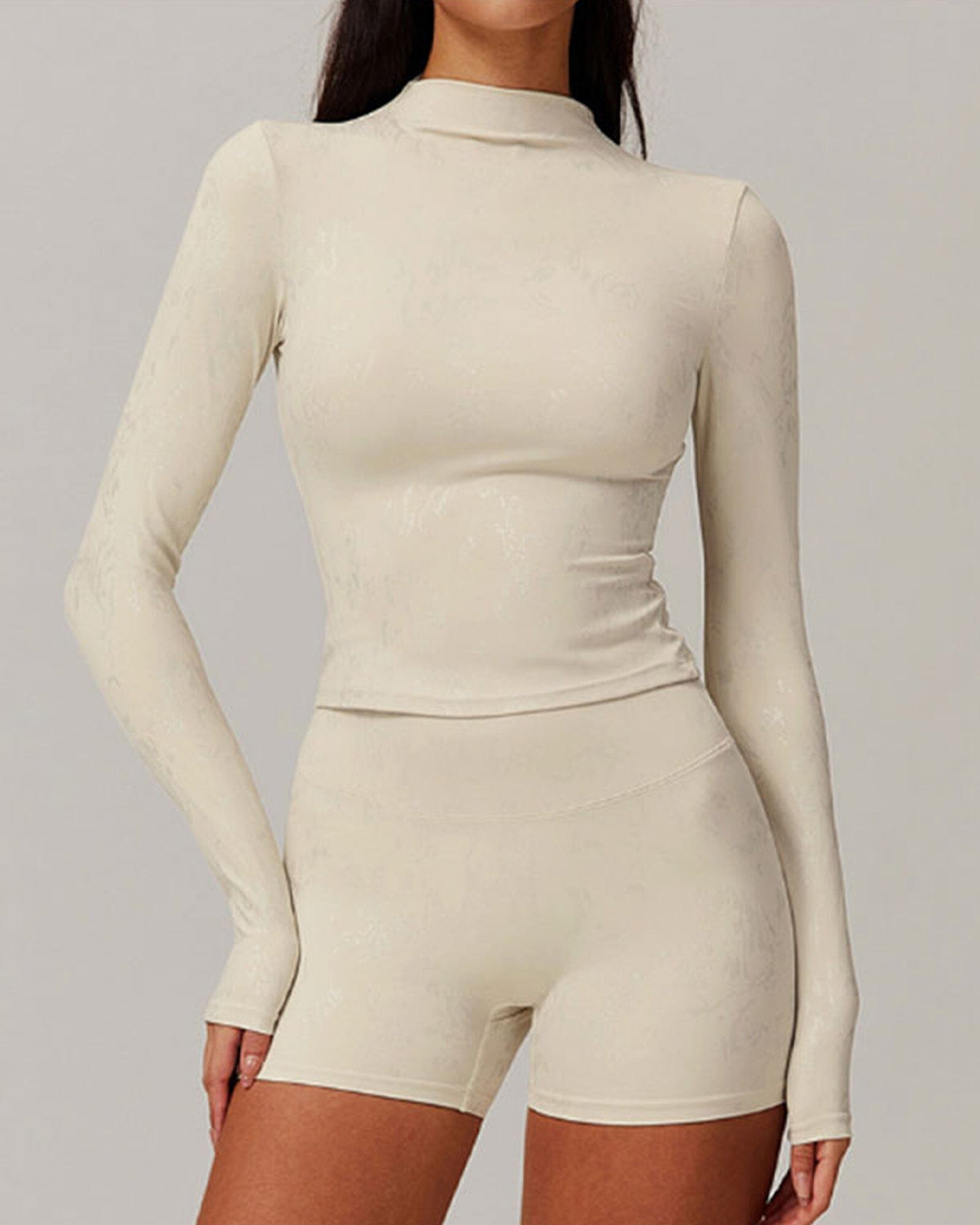 Synchronized Performance Long Sleeve Top Starlethics Apricot S