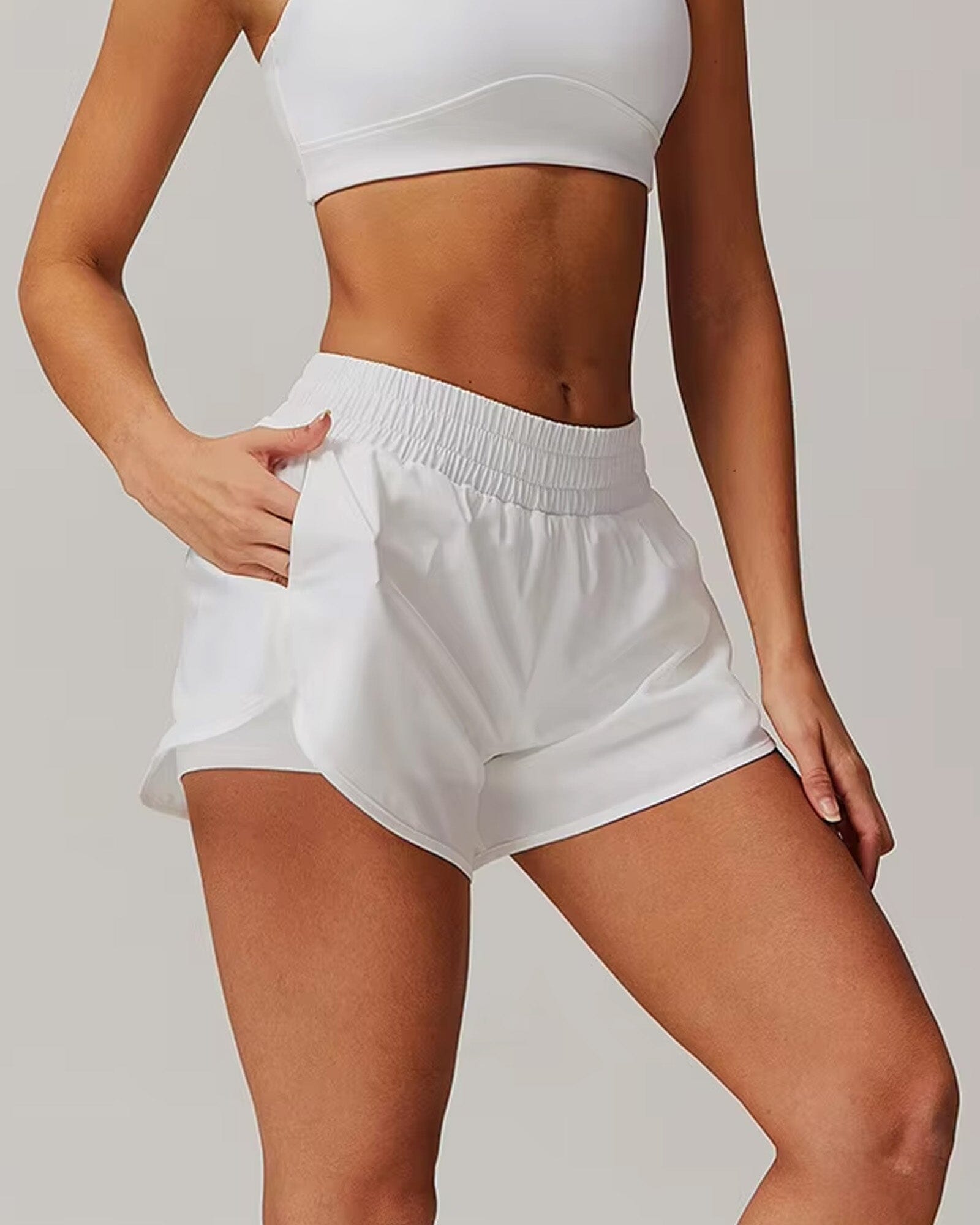 Engraved Seamless Flowy Shorts Shorts Starlethics