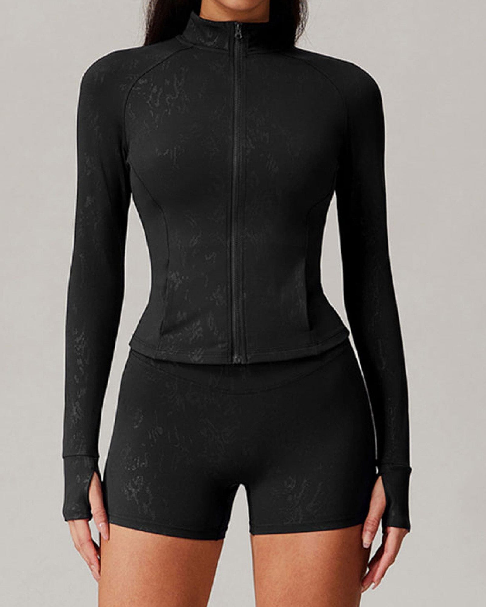 Synchronized Performance Gym Jacket Hoodies & Jackets Starlethics Advanced Black S