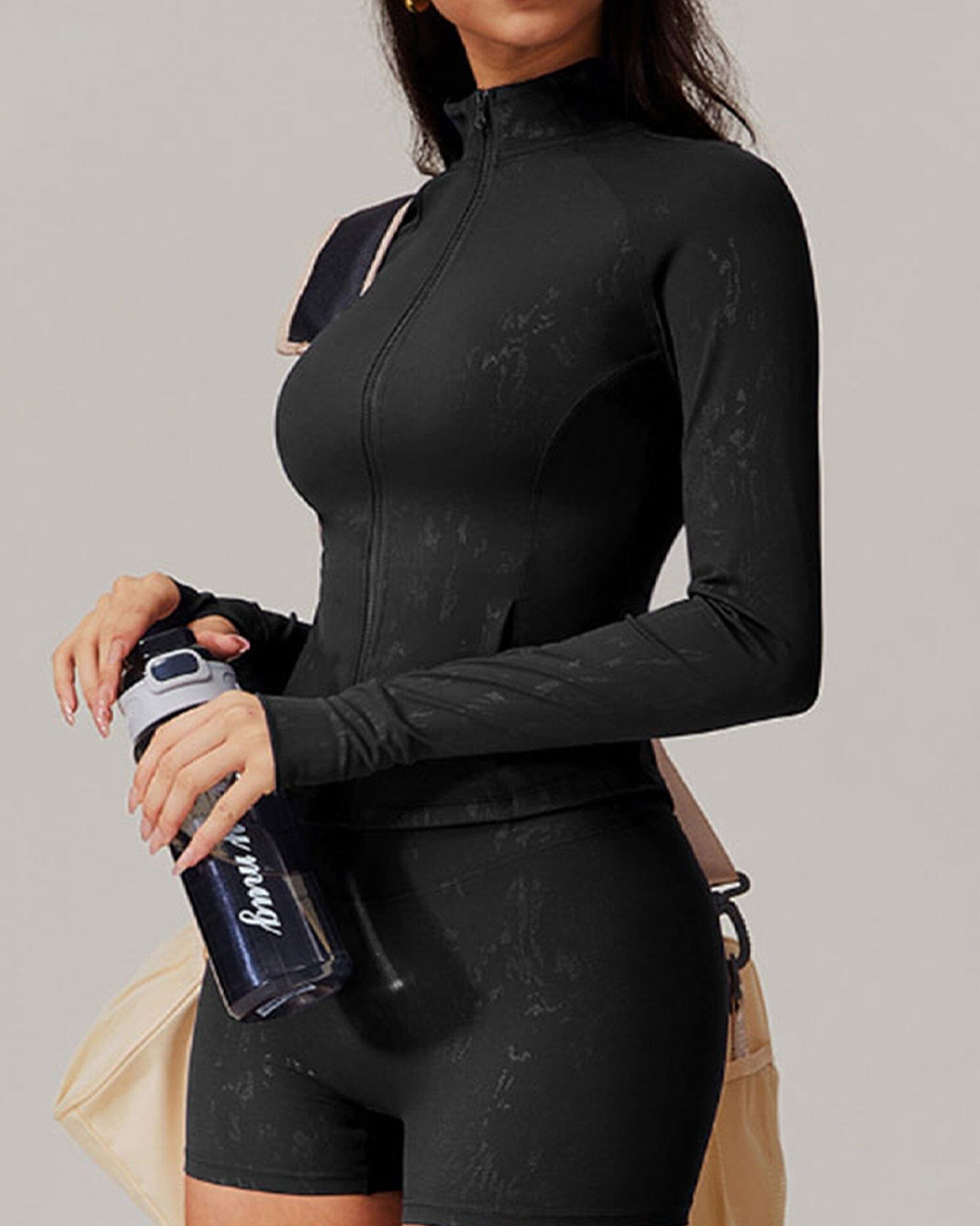 Synchronized Performance Gym Jacket Hoodies & Jackets Starlethics