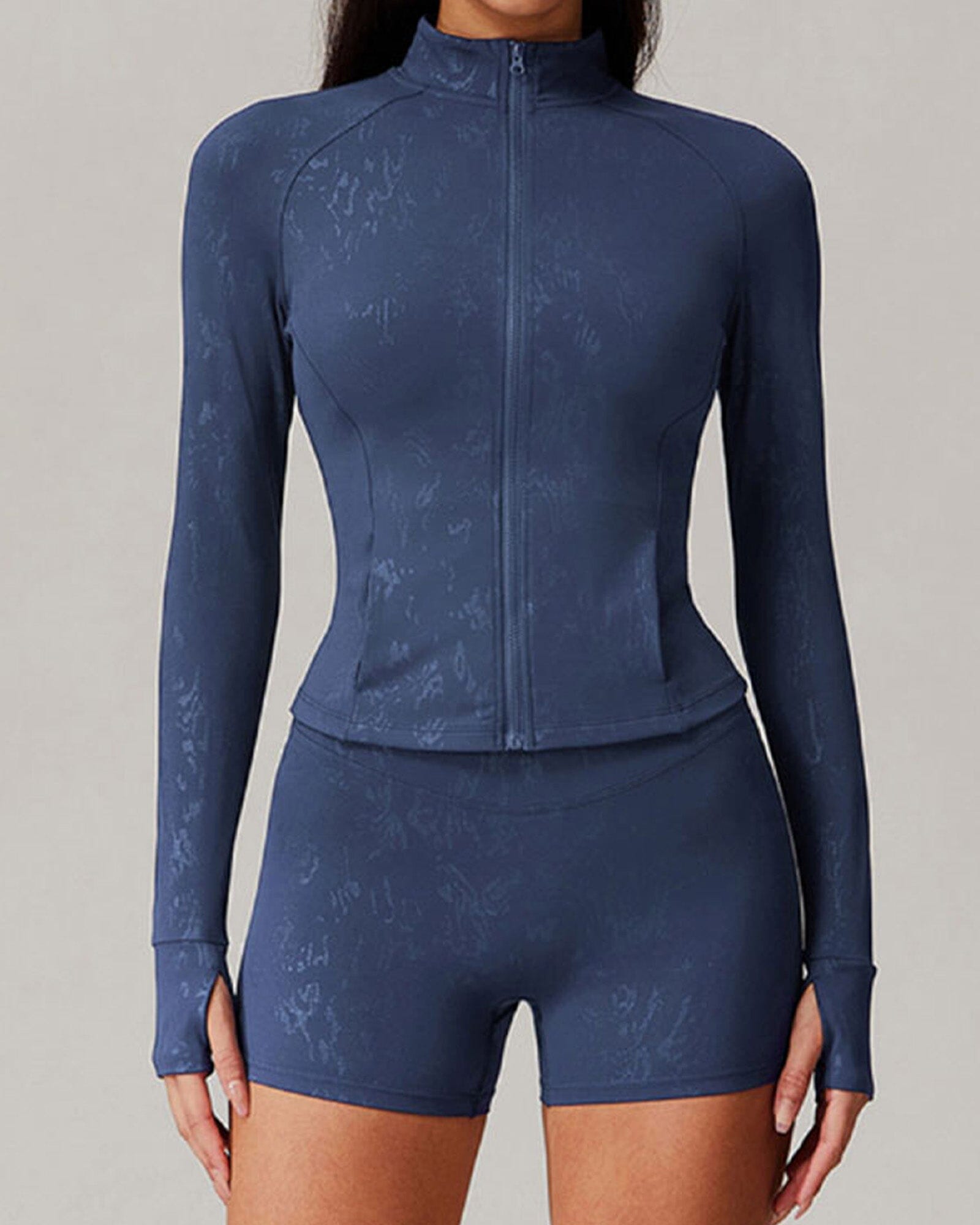 Synchronized Performance Gym Jacket Hoodies & Jackets Starlethics Navy S