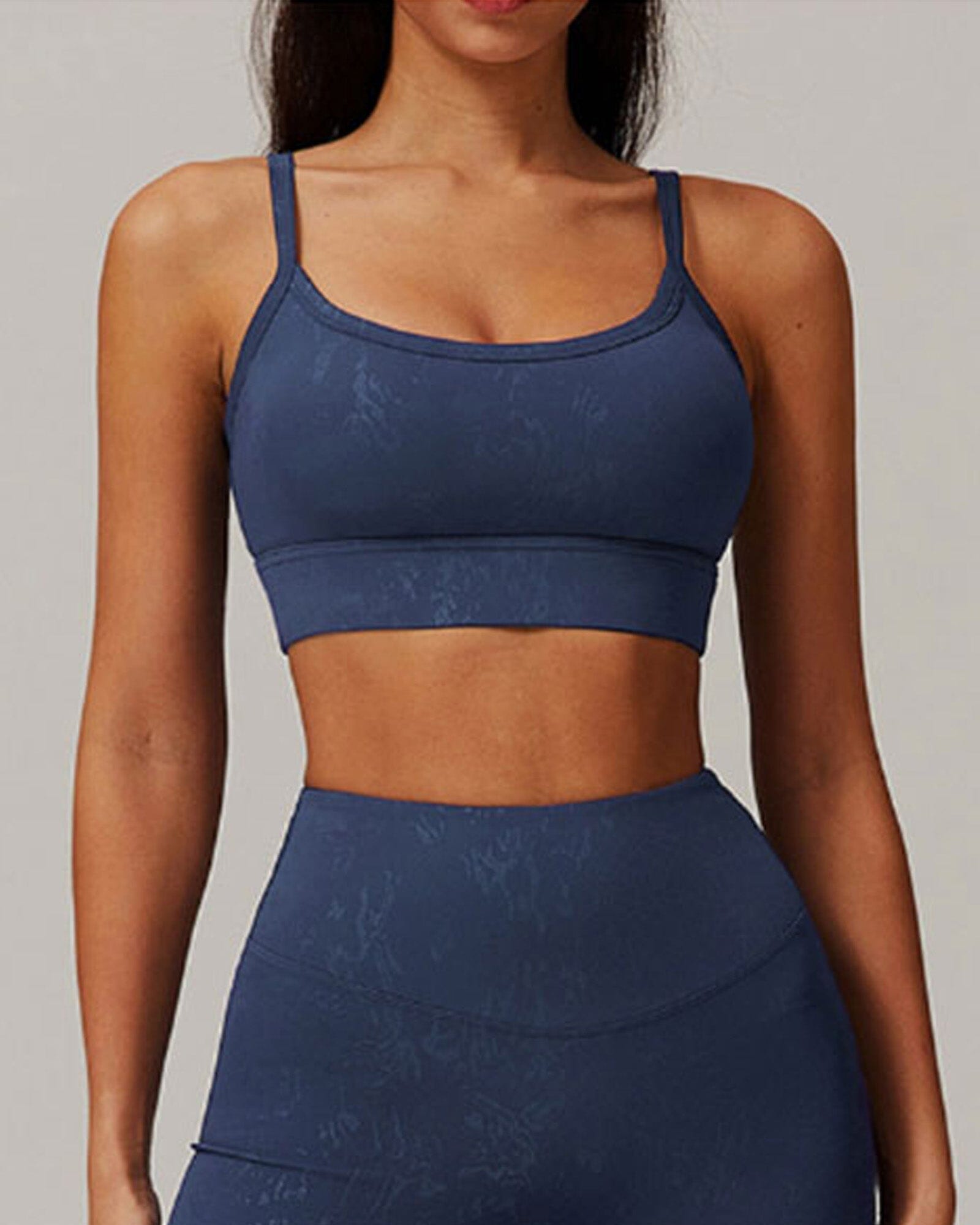 Synchronized Performance Sports Bra Sports Bra Starlethics Navy S