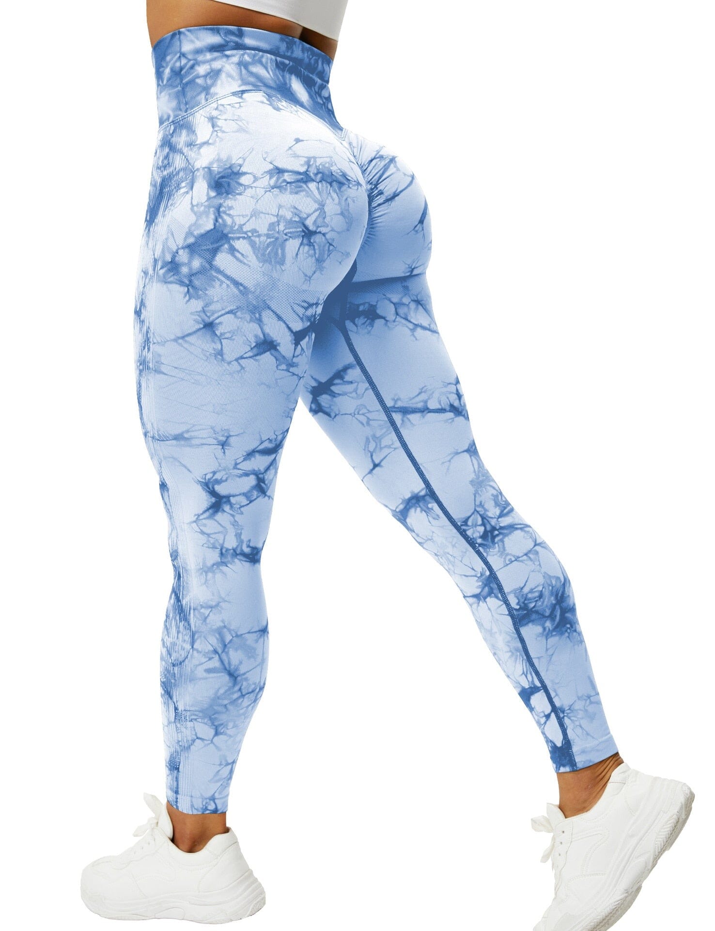 Marble Scrunch Leggings Starlethics