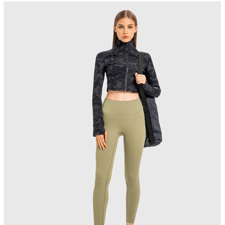 Zipper Running Crop Top Starlethics