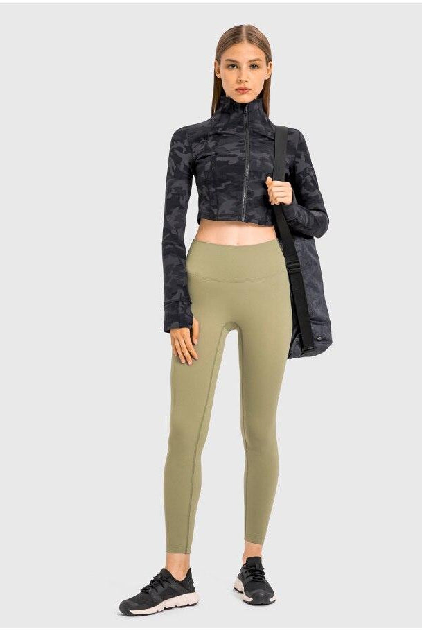 Zipper Running Crop Top Starlethics