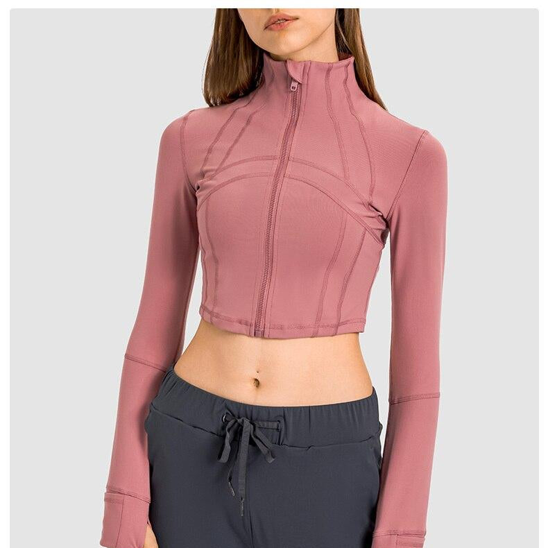 Zipper Running Crop Top Starlethics