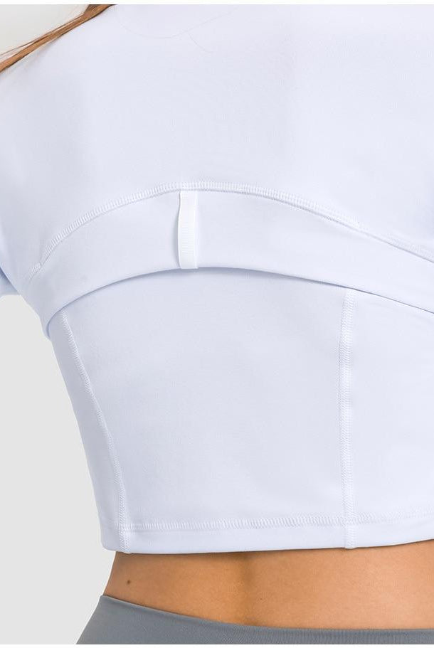 Zipper Running Crop Top Starlethics