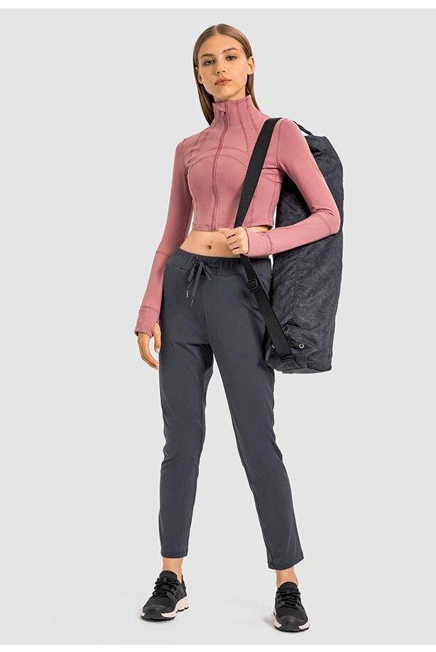 Zipper Running Crop Top Starlethics