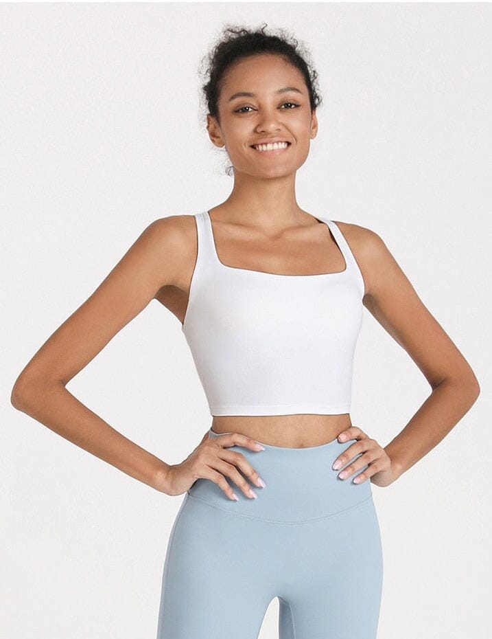 Double-sided Brocade Cross-back Bra Starlethics