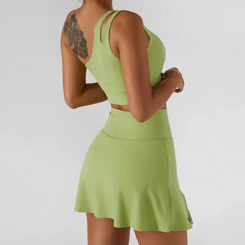 Active Stride Sports Set - Skirt + Top Starlethics