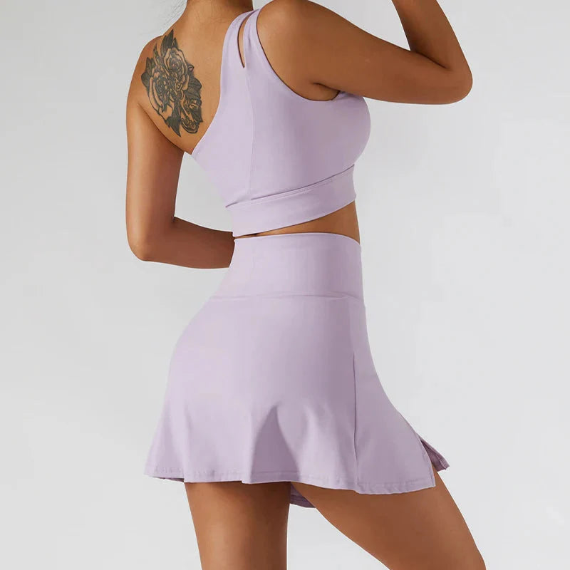 Active Stride Sports Set - Skirt + Top Starlethics