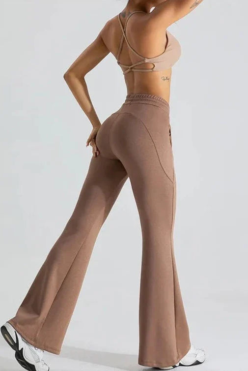 Vibe Drawstring Flare Pants Starlethics