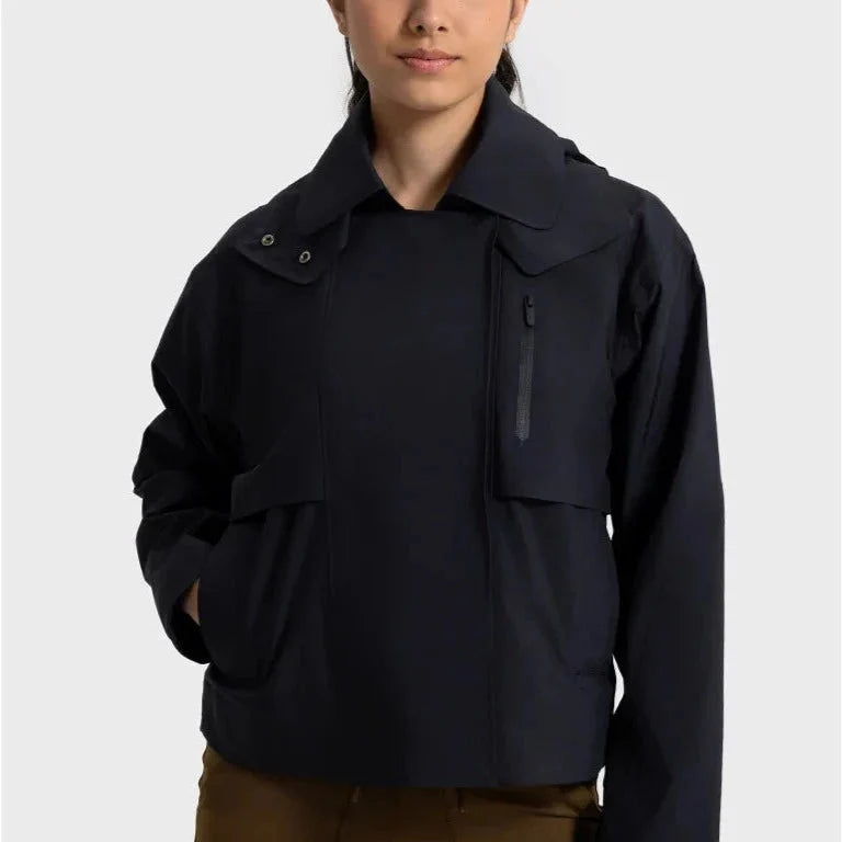 Windbreaker Detachable Hood Jacket Starlethics