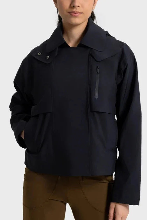 Windbreaker Detachable Hood Jacket Starlethics