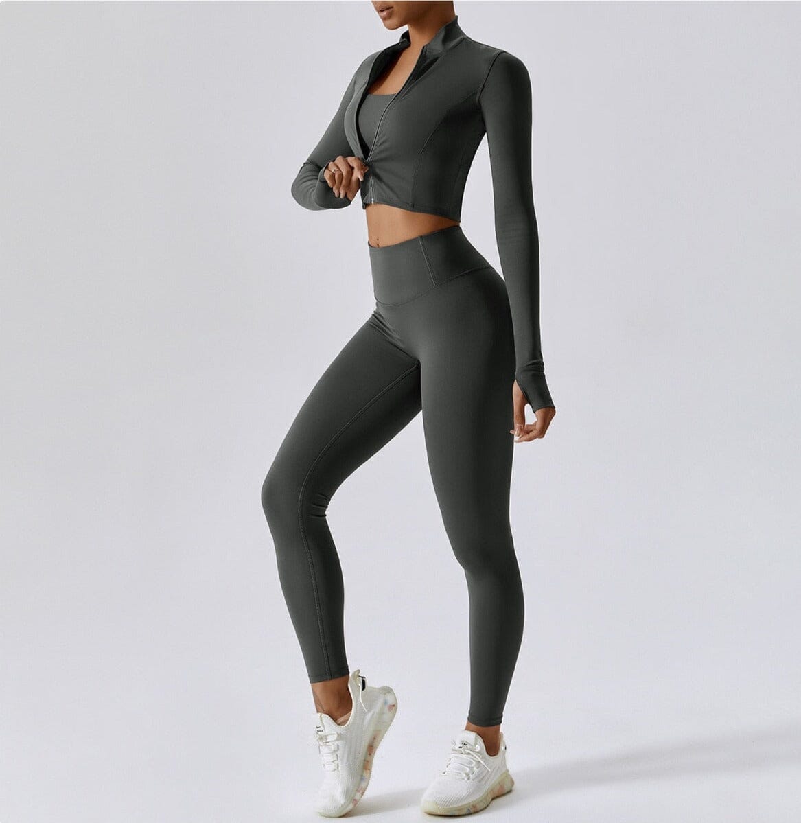 Power Scrunch Trio - Leggings + Top + Jacket Starlethics