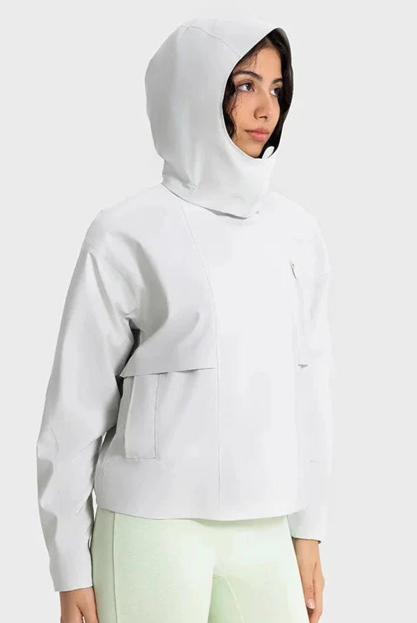 Windbreaker Detachable Hood Jacket Starlethics
