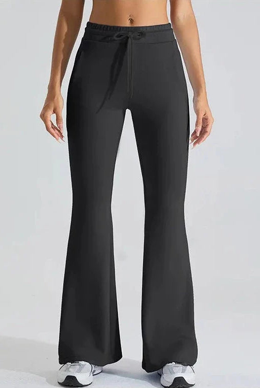 Vibe Drawstring Flare Pants Starlethics