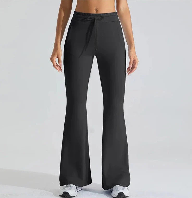 Vibe Drawstring Flare Pants Starlethics