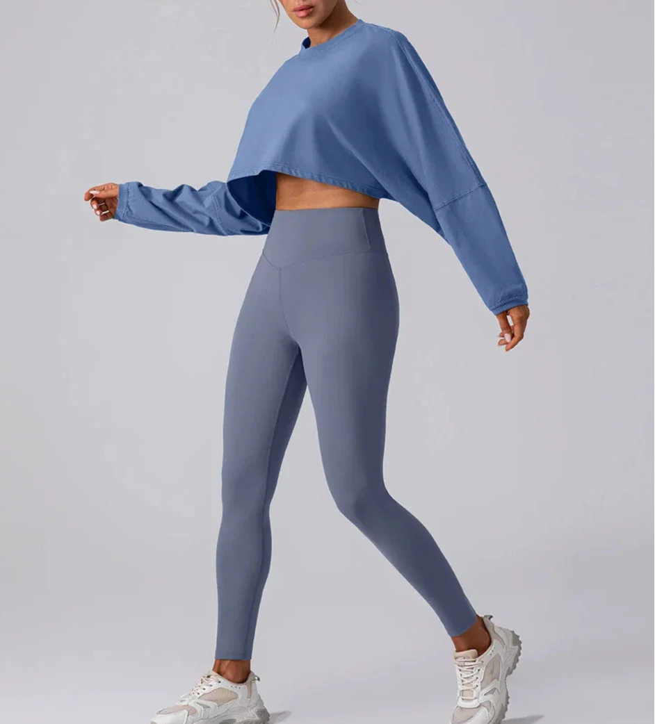 Chase Crop Top Long Sleeve Top Starlethics