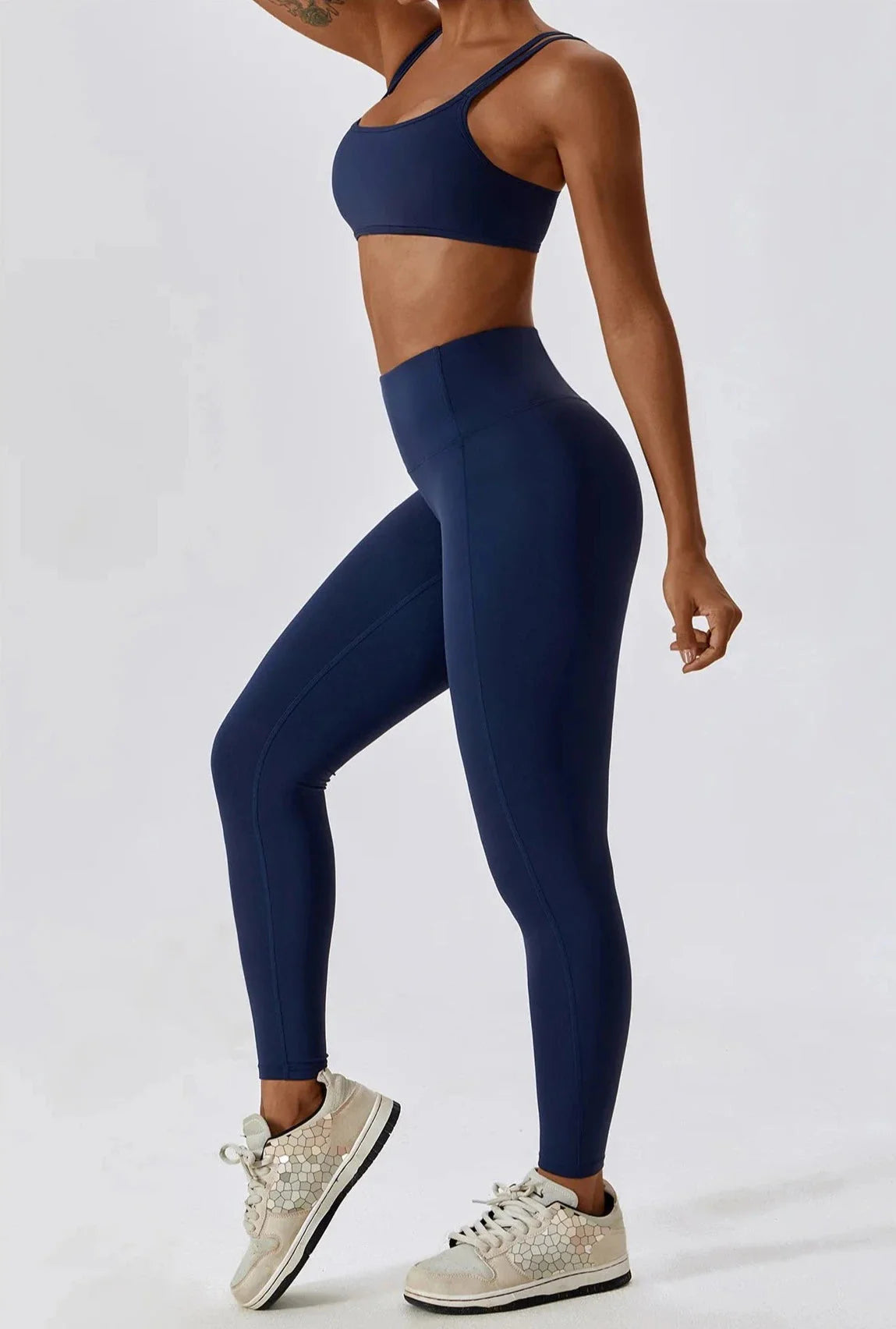 Athletic Brim Seamless Gym Set - Leggings + Top Starlethics