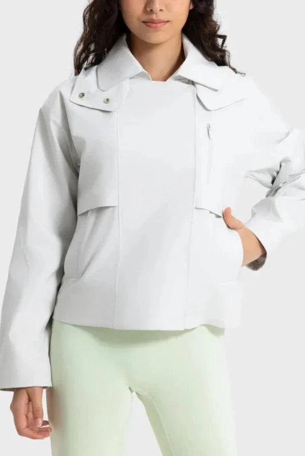 Windbreaker Detachable Hood Jacket Starlethics