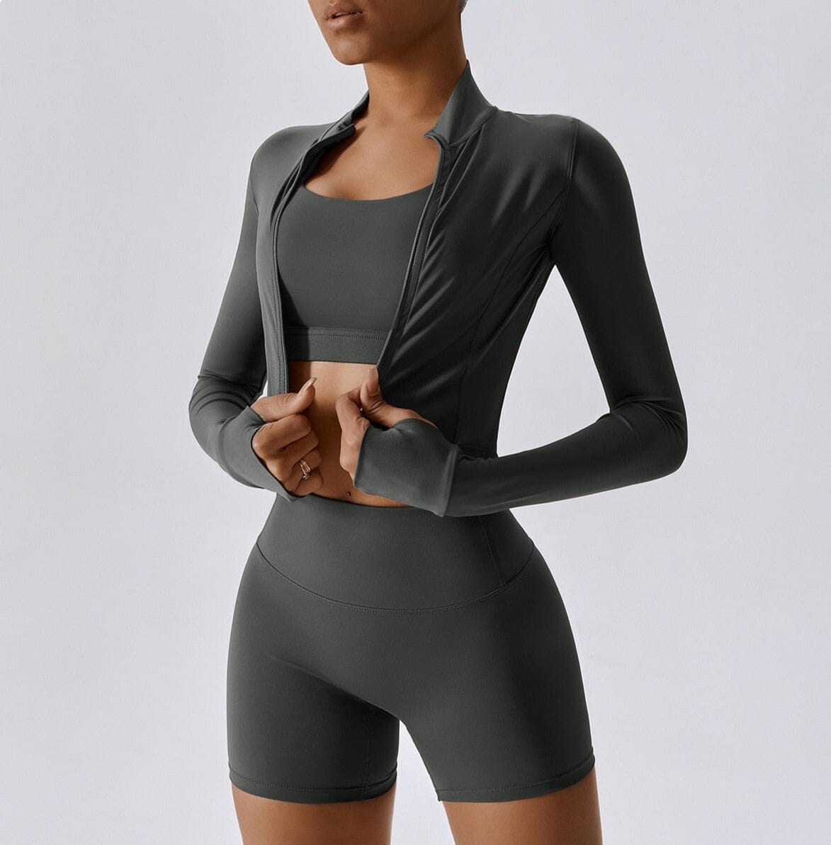 Power Scrunch Trio - Shorts + Top + Jacket Starlethics