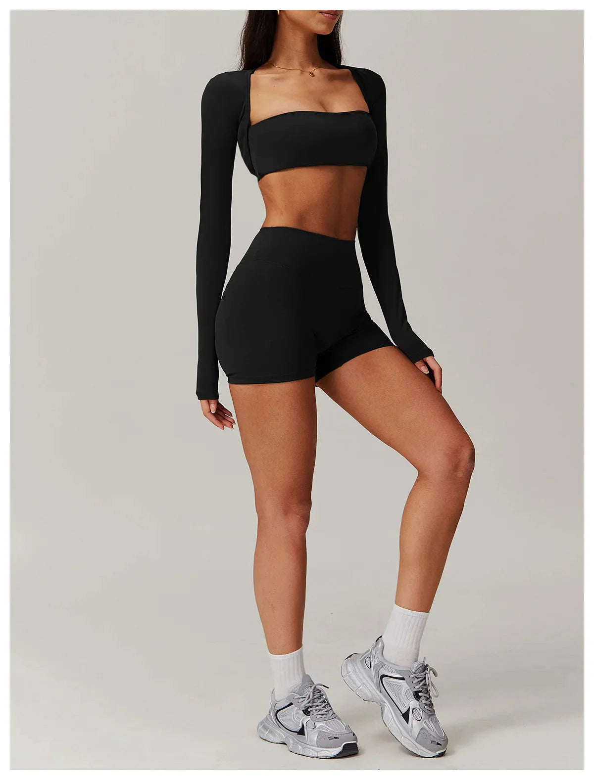 Explorer Brushed Shawl Long Sleeve Top Top Starlethics