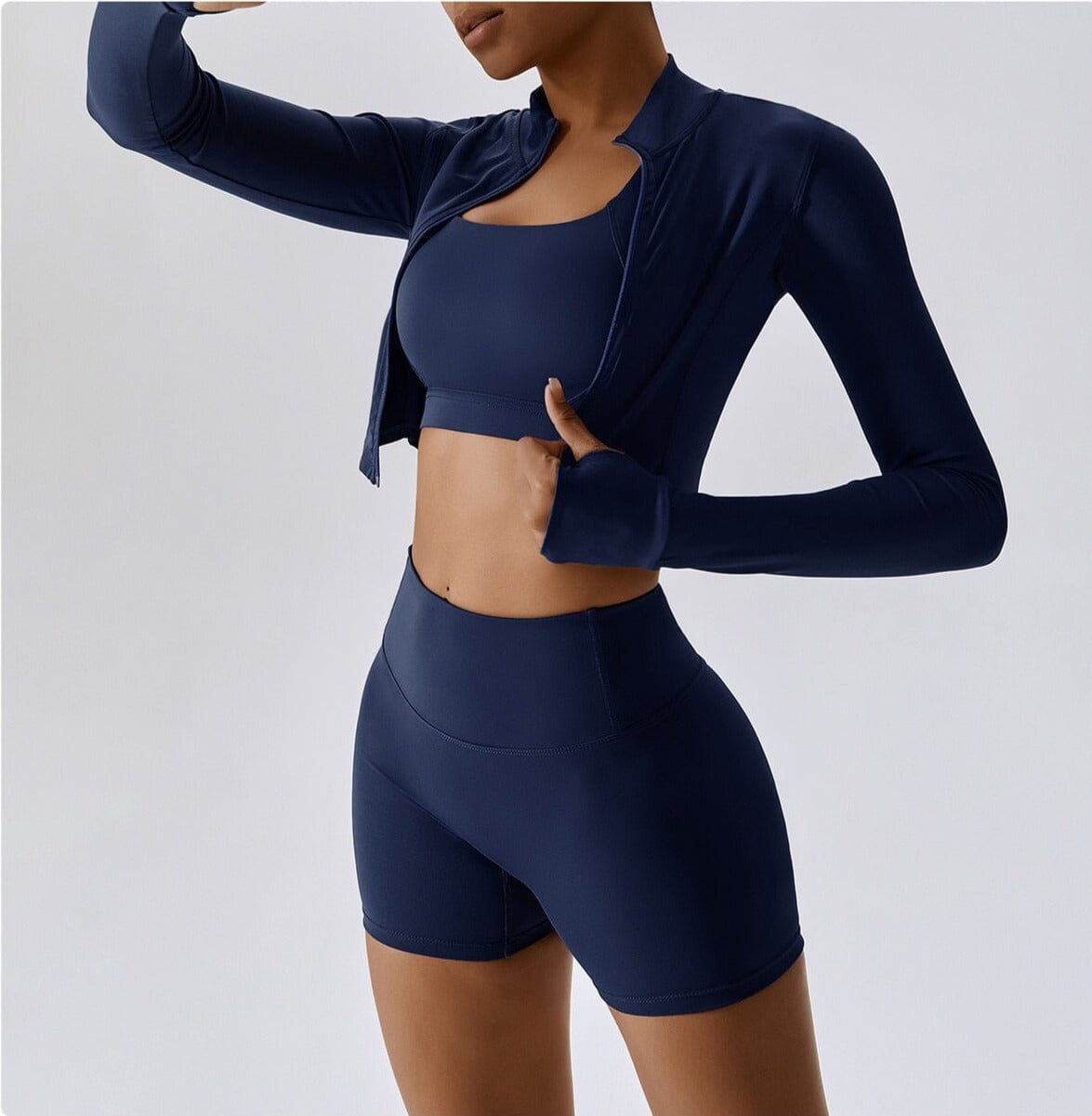 Power Scrunch Trio - Shorts + Top + Jacket Starlethics