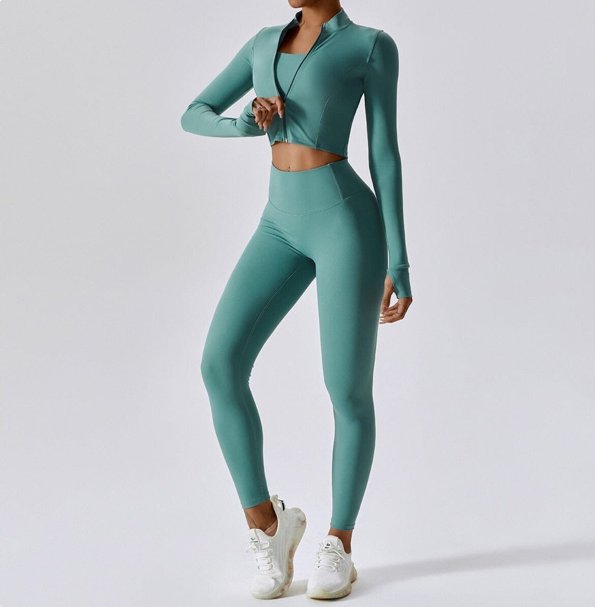 Power Scrunch Trio - Leggings + Top + Jacket Starlethics