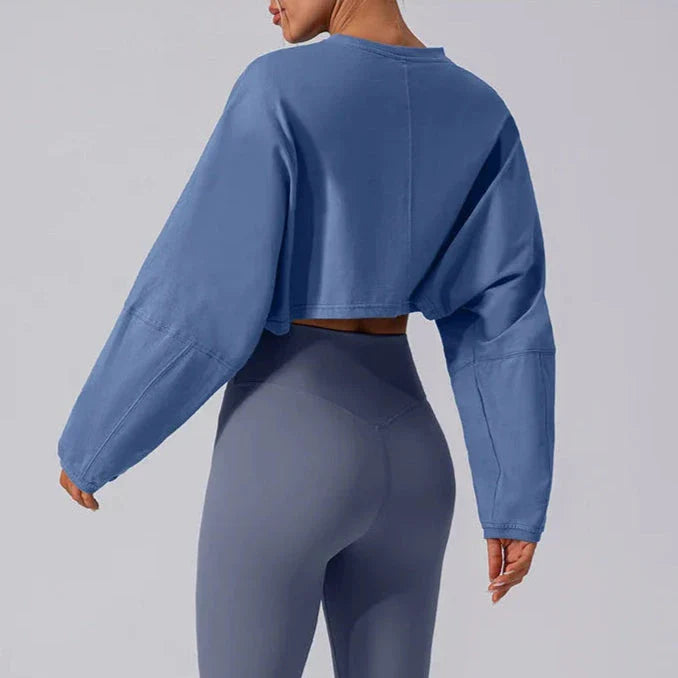 Chase Crop Top Long Sleeve Top Starlethics