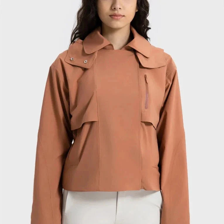 Windbreaker Detachable Hood Jacket Starlethics