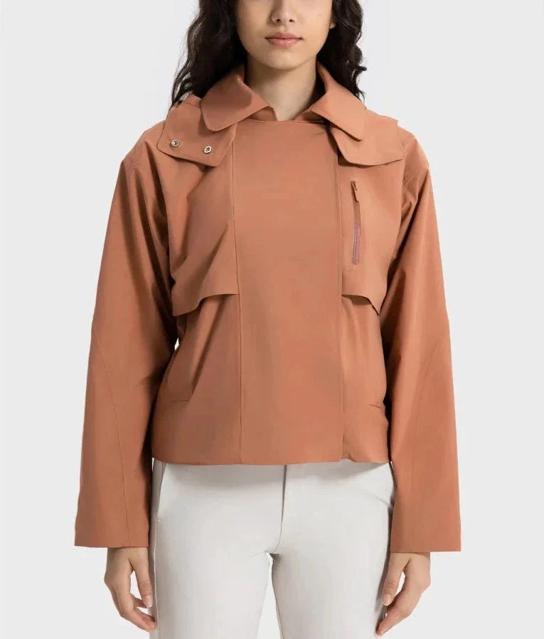 Windbreaker Detachable Hood Jacket Starlethics