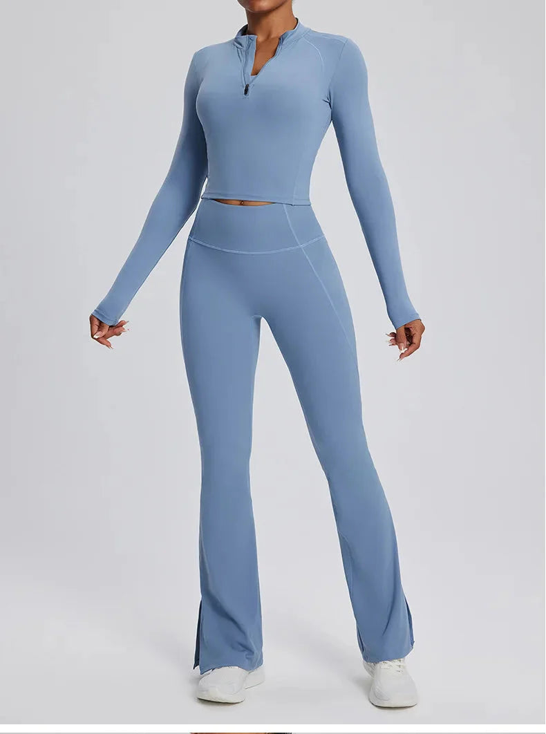 Dominance Athletic Flared Gym Set - Leggings + Top Sets Starlethics