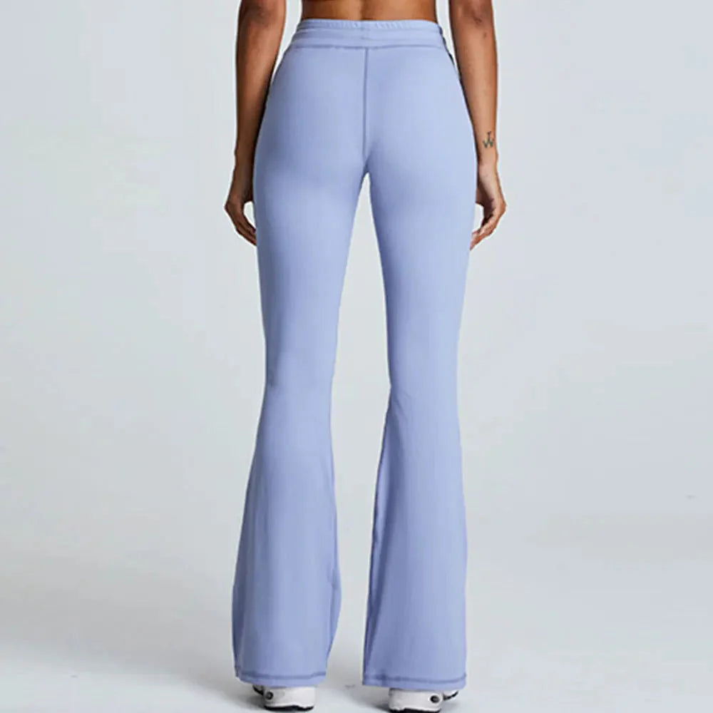 15. Kordel zug Yoga hosen Push-up Sport Legging Damen Laufen Workout Strumpfhosen Frauen Sport Leggings Fitness weites Bein Hosen Turnhose Starlethics