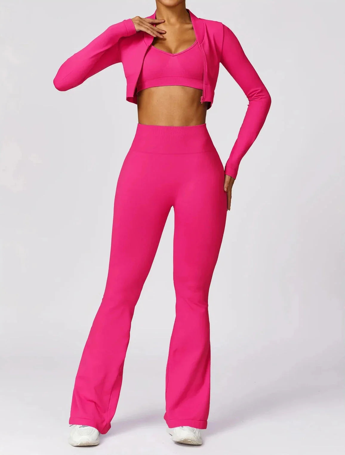 Seamless Serenity Flare Set - Leggings + Jacket Starlethics