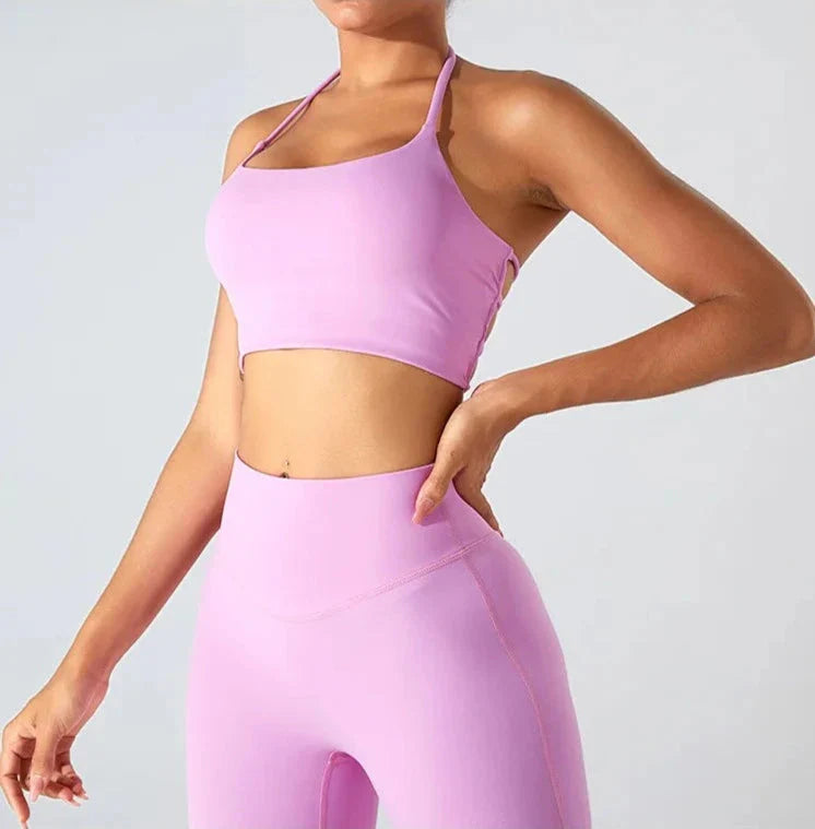 Savvy Double Cross Back Sports Bra Starlethics