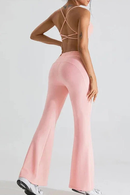 Vibe Drawstring Flare Pants Starlethics