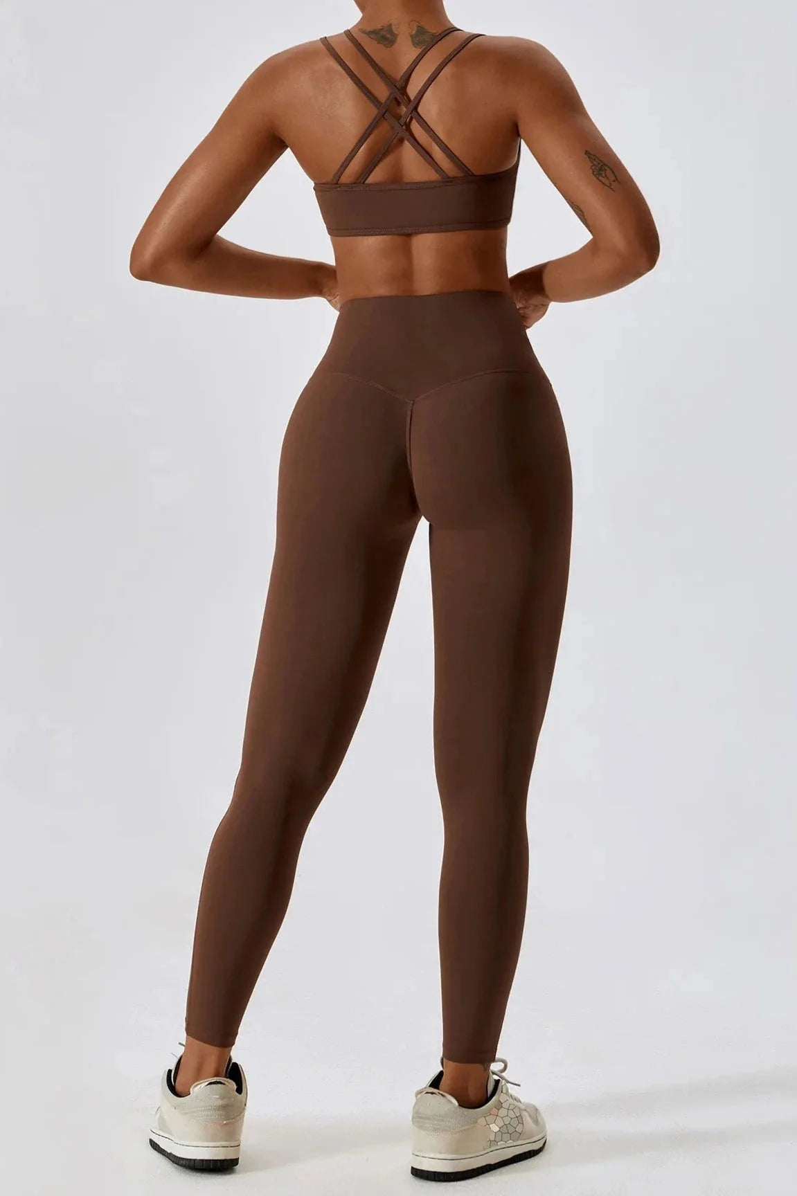 Athletic Brim Seamless Gym Set - Leggings + Top Starlethics