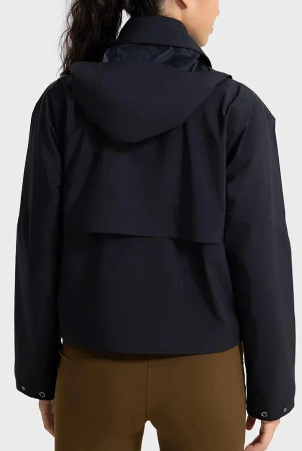 Windbreaker Detachable Hood Jacket Starlethics