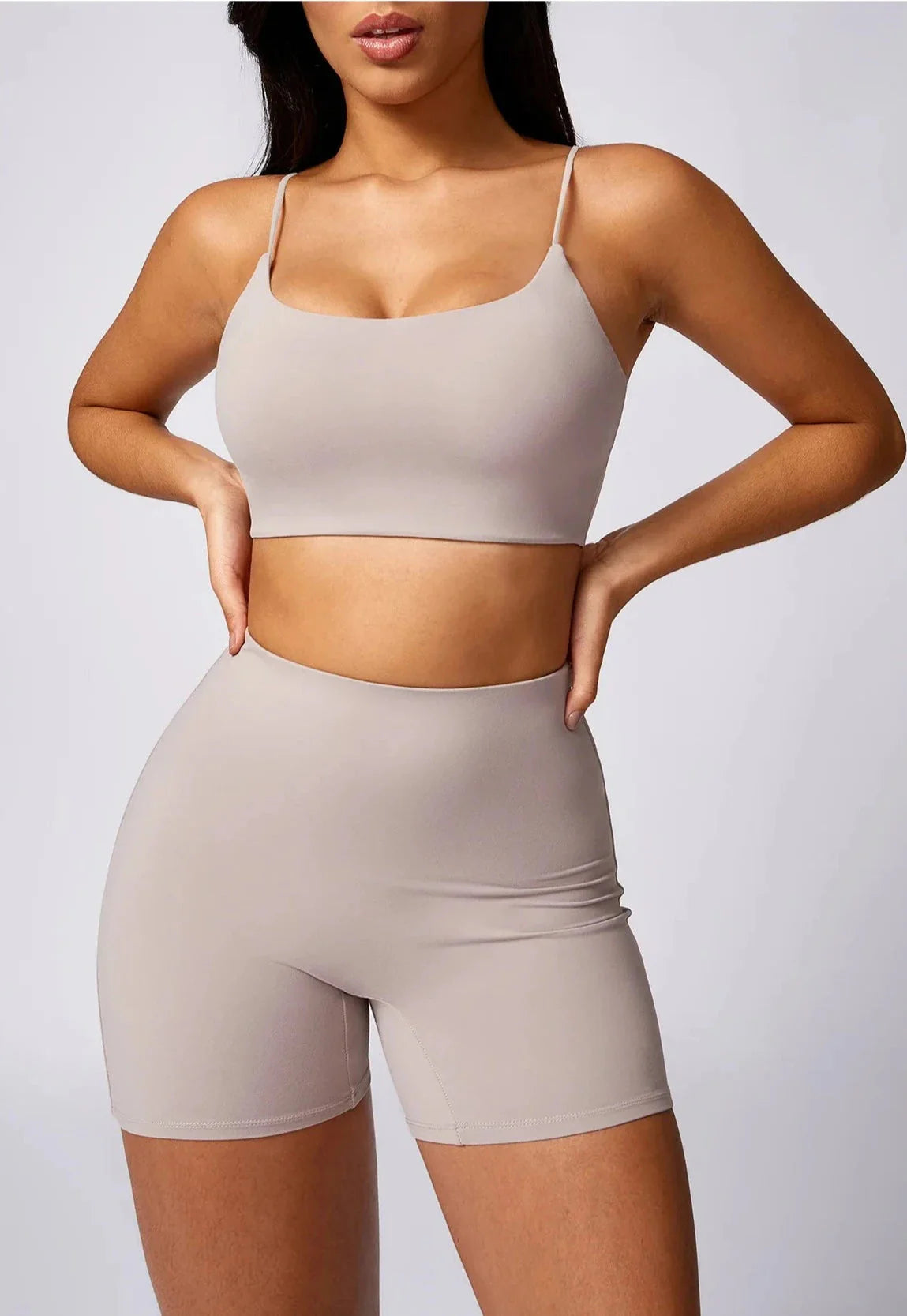 Foxy Thin Strap Gym Set - Shorts + Top Starlethics