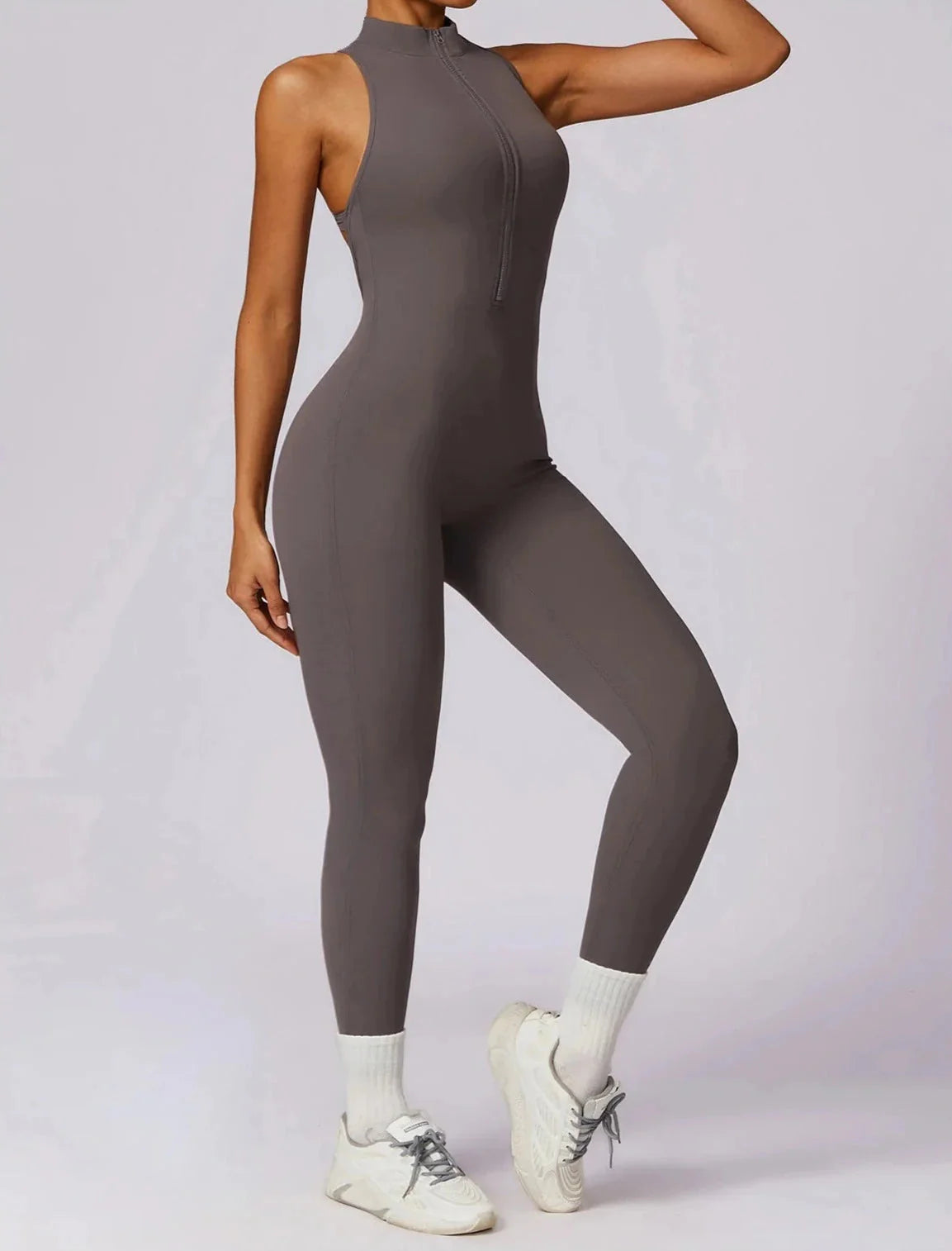 Enchantress Zipper Racerback Jumpsuit Starlethics