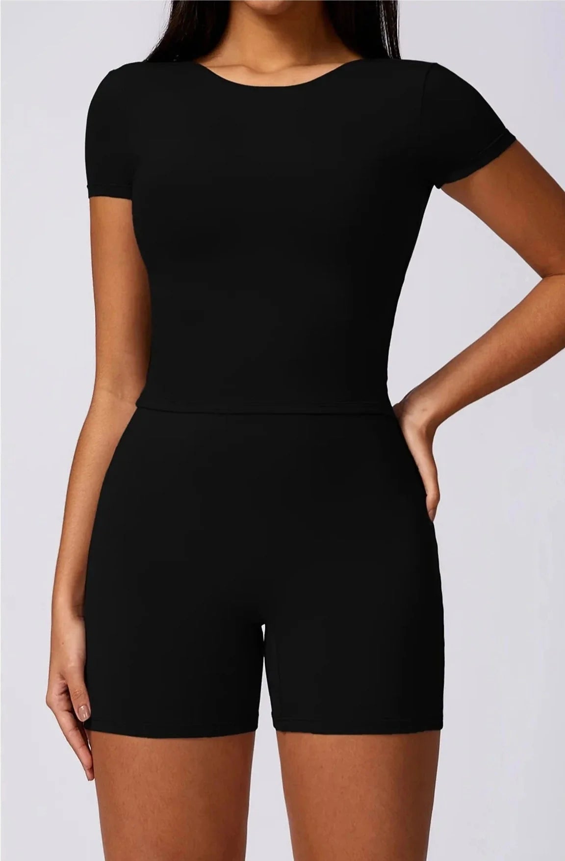 Foxy Backless Short Sleeve Shirt Starlethics