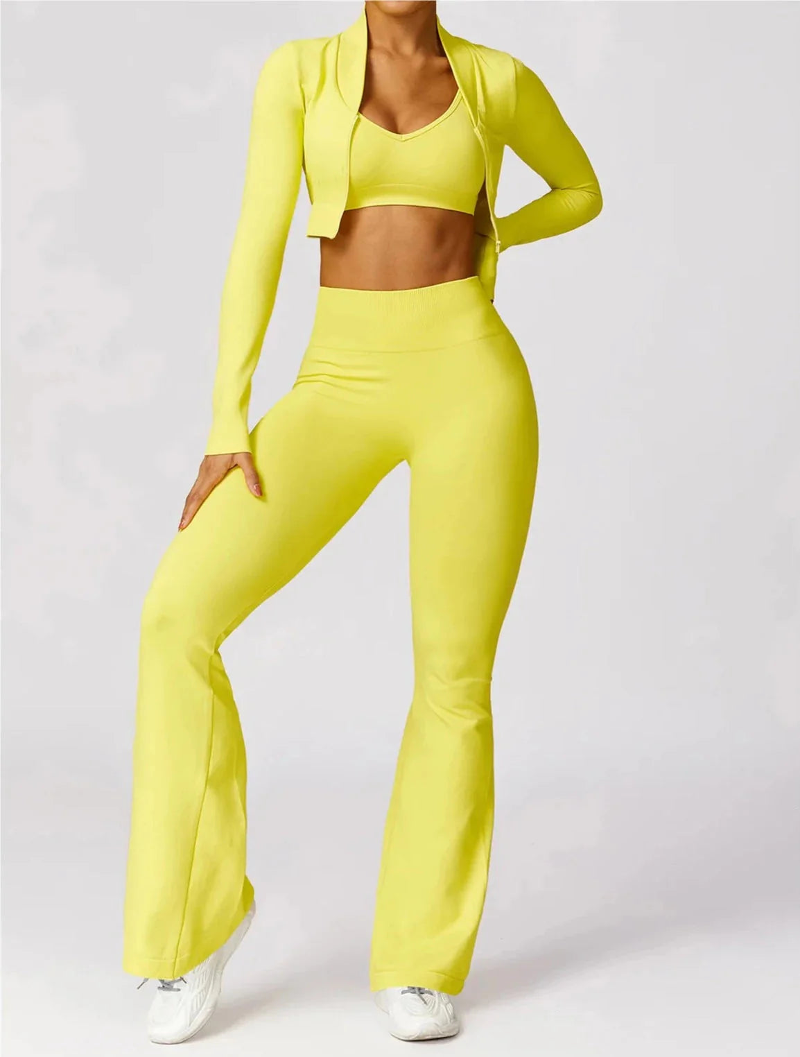 Seamless Serenity Flare Set - Leggings + Jacket Starlethics