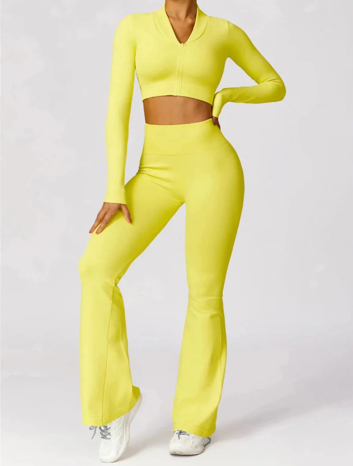 Seamless Serenity Flare Set - Leggings + Jacket Starlethics