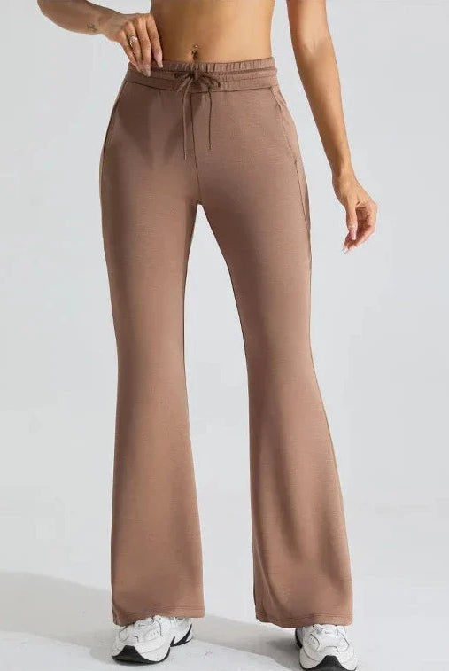 Vibe Drawstring Flare Pants Starlethics