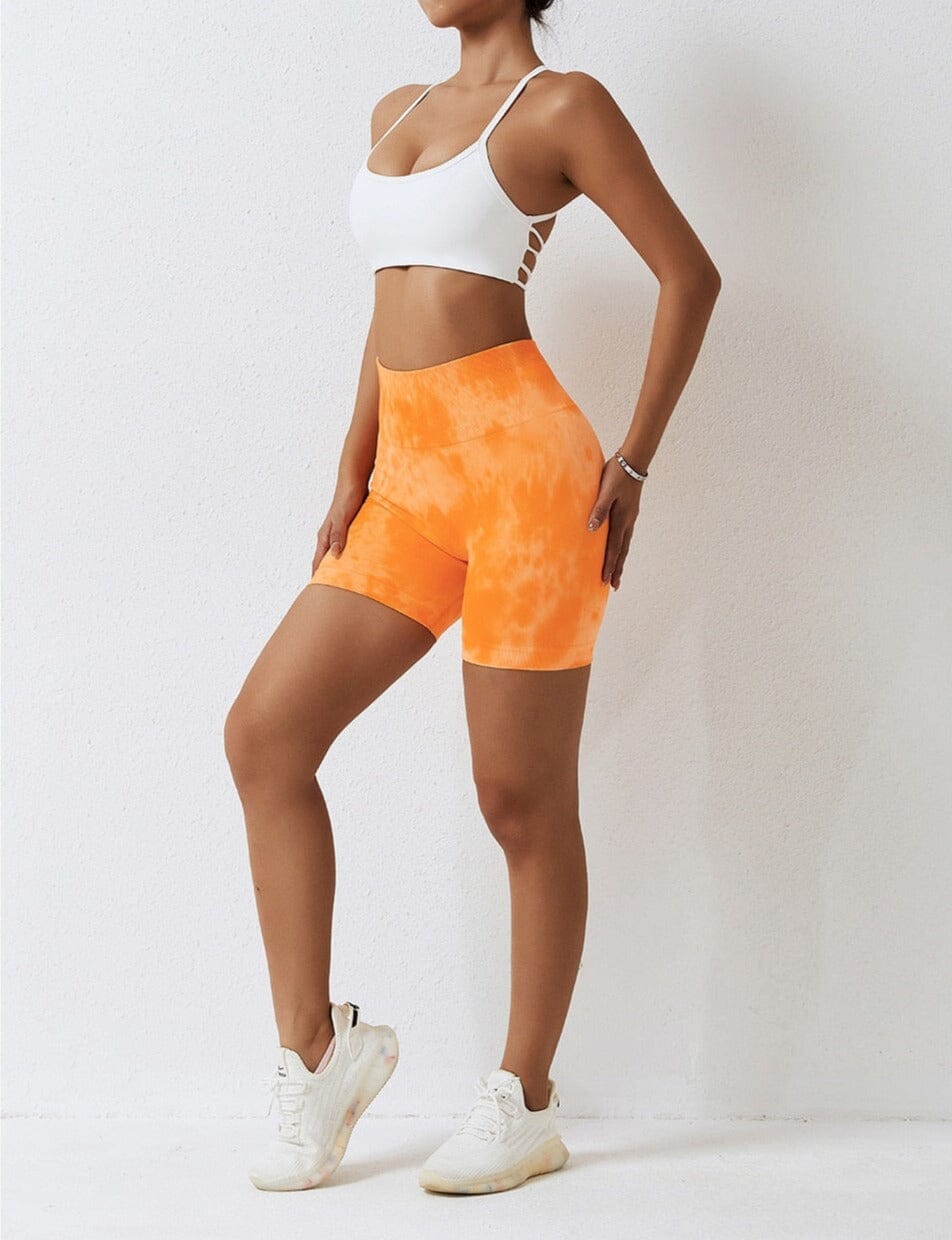 Splash Dyed Seamless Shorts Starlethics