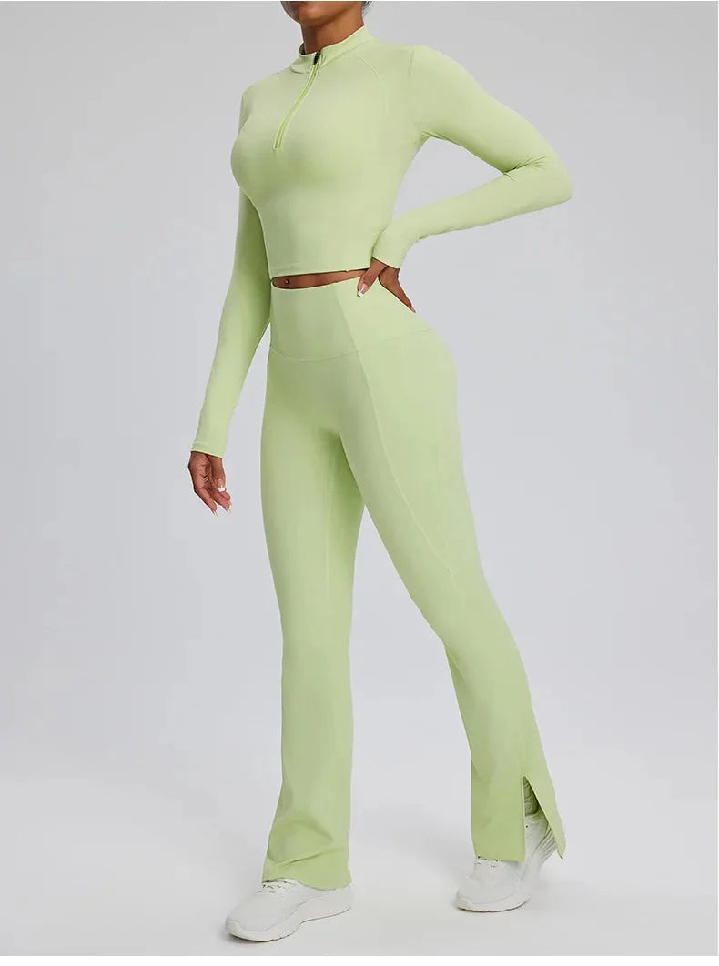 Dominance Athletic Flared Gym Set - Leggings + Top Sets Starlethics