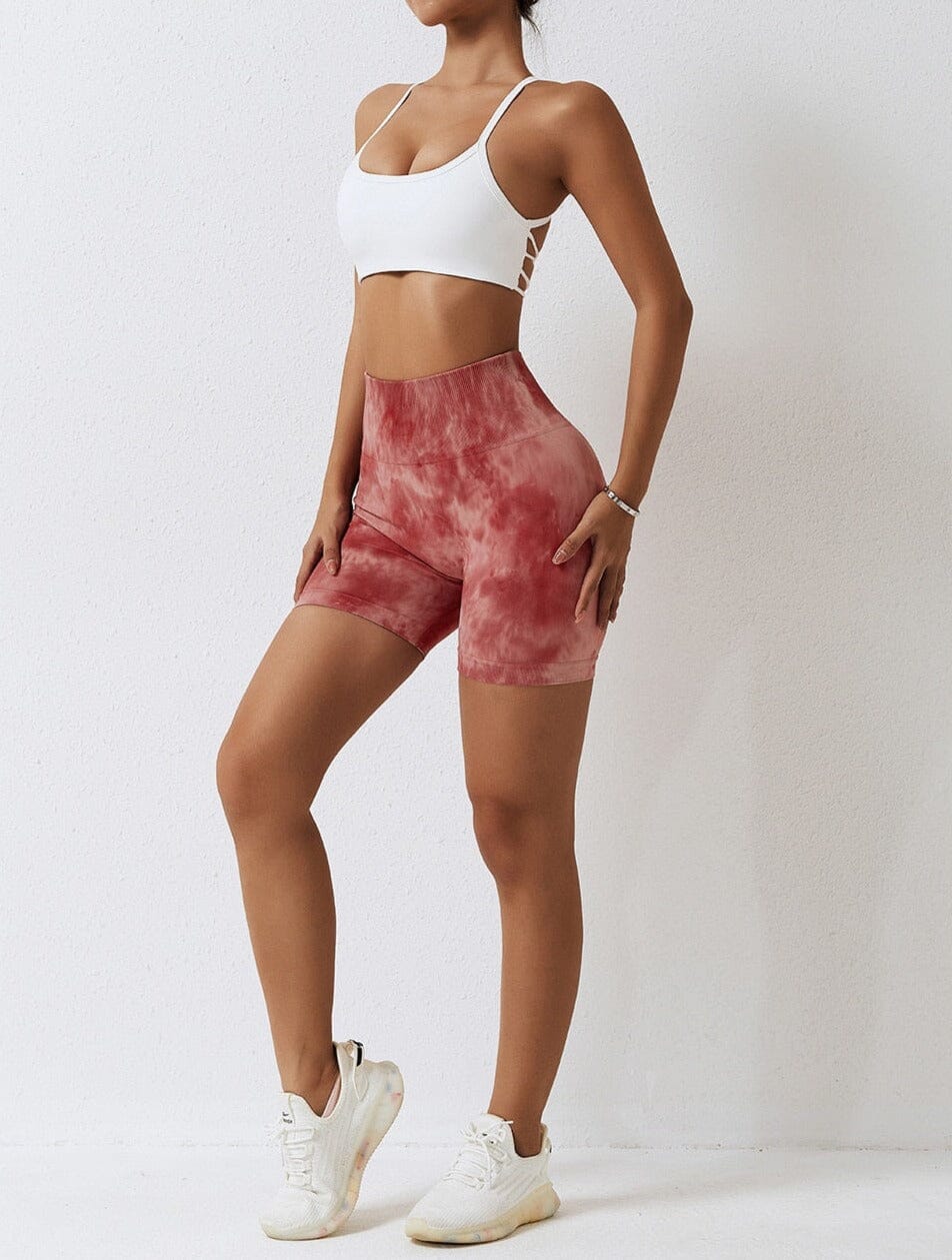 Splash Dyed Seamless Shorts Starlethics